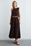 Muslin 2-Piece Set with Elastic Waist and Tasseled Skirt - 7
