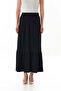 Bürümcük Fabric Elastic Waist Skirt - 8