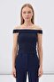 Basic Madonna Collar Modal Blouse - 2