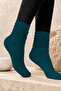 Original Women's Long Boot Socks Premium Thick Drawstring Slouchy Long Socks Soft Textured Cotton Terry Sole Boot Socks Compatible with Aerobics Knee-Length Dust Socks Home Sleep Comfortable Daily Warm Winter Socks - 2