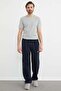 Baggy Sweatpants with Tie-Up Stripes and Leg Stoppers - 3