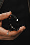 Men's Steel Bracelet - Black Hematite Stone Macrame Knitted Men's Bracelet - 4