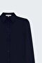 Plain Classic Shirt - Navy Blue - 7