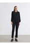 Trendlucky Carrot Cut Women's Trousers with Elastic Waist with a Difference in Color