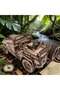 WHITE DIY Wooden 3D Puzzle Jeep Model Kit Creative Birthday or Holiday Gift Educational Toy Exquisit - 5