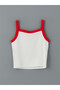 Two Mt Shop Quality Square Neck Strap Crop Tank Top for Girls - 7