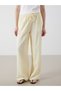 Trendlucky Women's Textured Trousers with Elastic Waist and Difference in Color - 2