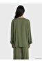 Nevavm Double-Breasted Collar Textured Modal Blend Women's Kimono with a Difference - 4