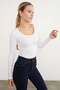 Basic U-Neck Modal Bodysuit - 6
