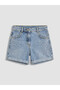 Alita City Stone Embellished Girls' Jean Shorts with a Difference - 3