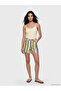 Alita City High Waist Striped Women's Jean Shorts with a Difference
