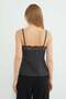 Wrapped Fabric Lace Strap Bodysuit - 8