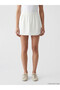 Trendlucky Mini Skirt with Elastic Waist and Difference in Color - 3
