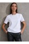 Unisex short sleeve crew neck basic viscose blouse