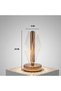 Cross-Curved Inverted Crystal Glittery Led Table Lamp – Gold Body, Touch Control, 3-Level Light Adjustment - 5