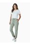 Women's Elastic Waist Narrow Leg Muslim Linen Trousers