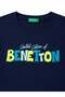 Baby Boy White Graphic Bicycle Printed Short Sleeve T-Shirt 1-5 Years Dark Blue - 3