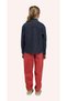 Girl's Denim Shirt with Stitching Detail 3-14 Years Dark Blue - 2