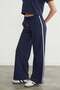 Wide Leg Sweatpants with Piped Side Pockets - 2