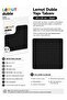 10460 Double Black Plate (Floor) - Double Black Floor 10460 - 25Cmx25Cm Dimensions - 4