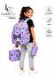 Primary School Bag Character Printed Orthopedic 3-Piece Set Girls' Lilac First School Bag