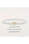 L 26 Letters Initial Bracelet For Women Faux Pearl Bracelet Fashion Women Link Bracelet Wristband J. - 2