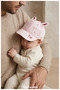 Glittery Heart Detailed Rabbit Baby Girl Baseball Cap (0-18 Months, Size 44-46 cm) - 4