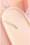 Xuping Necklace Women's Silver Color K Letter Steel Necklace with Shiny Zircon Stone Non Tarnish Antiallergic - 5