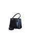Duki Daso Black Women's Hand and Shoulder Bag with Bow Detail |   Summer T8460 Black 3 Compartments with Zipper Pocket - 4