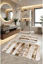Serante Rabbit Hair, Non-Slip Base, Fluffy, Soft, Ultra Luxurious, Washable 2-Piece Bath Mat