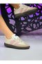 Children's Velcro Lace-Up Waterproof Sports Shoes - Beige Powder