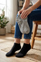 Women's Cotton Seamless 6-Piece Mixed Color Booties Socks – Premium - 8