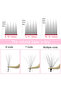 9 11 13 mm 0.03mm D NAGARAKU Eyelashes Makeup Easy Fans Wires Extension Bloom Auto Fans Eyelash mega - 4