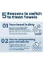 Disposable Face Towels XL, Ultra Soft Thickened Dry Face Towels, 50 Count, Biodegradable Facial Cleansing Towels for Makeup Removal & Daily Skincare - 5