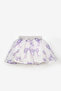 Lilac Bow Printed Organza Girls Skirt - Harper - 2