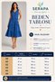 Women's Button Detailed Pocketed Denim Dress Sleeveless Midi Length Jean Dress Summer Casual Denim Dress 38-48 Small Size - 3