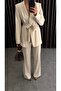 Belted Jacket Trouser Suit - 5