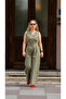 Buckle Detail Double Breasted Collar Women's Jumpsuit