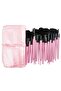 32pcs Set Pro Makeup Brush Set Cosmetic Tool Pouch Bag Case Roll Beauty (pink) - 2