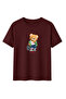 Unisex Traveler Teddy Bear Printed 100% Cotton Premium Design T-Shirt - 2