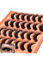 D 14 Pairs Russian Strip Lashes Mink Fluffy 3D Faux Mink Lashes Makeup Messy False Eyelashes Fluffy. - 7
