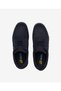 Men's Navy Blue Genuine Leather Marine Shoes 6Y1Ca00102 - 5