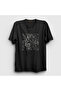 Unisex Black Cobra Art Skull t-shirt 348900tt