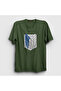 Unisex Khaki Scout Anime Attack On Titan T-shirt124751tt