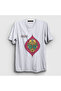Unisex White Band Naxatras T-Shirt 576600Tt