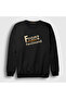 Unisex Black Logo Franz Ferdinand Sweatshirt 582743Tt