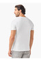 Set of 3 - Slim Fit V-neck T-shirt with Short Sleeves - 7
