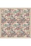 Multi-Colored Object Pattern 100% Twill Silk Scarf 4307 - 34 - 3