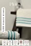Set of 2 Premium Bordered Dowry Towels 100% Cotton Beige Anthracite Hand and Face Towel Set 50X80