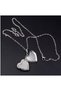 Brown Openable Lid Heart Necklace Picture Can Be Added 55 cm Chain Metal Picture Pendant - 2